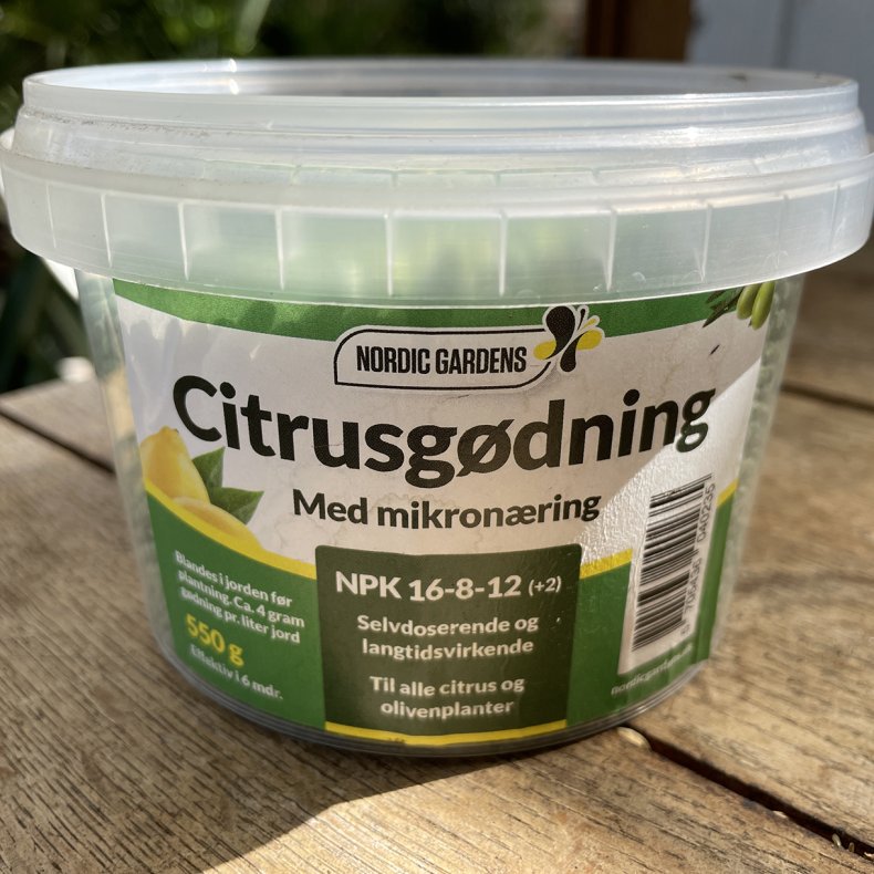 Nordic Gardens osmocote Citrusgdning, 550 g