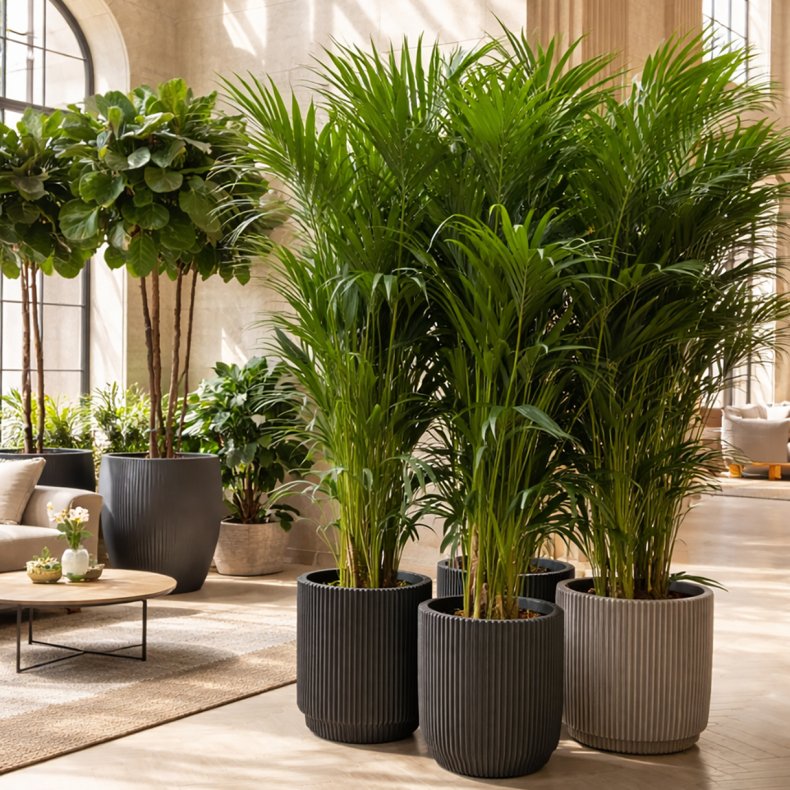 Kentiapalme (Howea forsteriana), 175-200 cm, flere stammer, busket